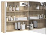Bathroom Mirror Cabinet Sonoma Oak 43 x 11.5 x 60.5 cm 889225
