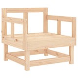 Garden Chairs with Cushions 2 pcs Solid Wood Pine 825443