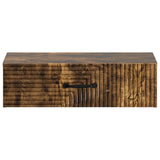 Wall-Mounted Side Table Smoked Oak 59 x 34.5 x 17 cm 898660