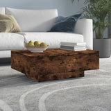 Coffee Table Smoked Oak 90x60x31 cm Engineered Wood 815195