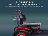 Children Pedal Go Kart, Kids Ride On Racer with Adjustable Seat, Inflatable Rubber Tyres, Handbrake, T3398P422370