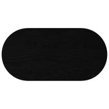 Table Top Dark Brown 80x40x4 cm Solid Wood Oak Oval 4009081