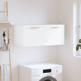 Wall Cabinet White 80x36,5x35 cm Engineered Wood 830060