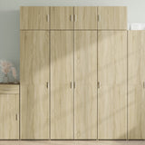 Storage Cabinet Sonoma Oak 80x42.5x225 cm Engineered Wood 3281352
