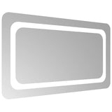 LED Bathroom Mirror Transparent 70 x 40 cm Tempered Glass 42045833
