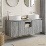 Bathroom Cabinet Set 3 pcs Grey Sonoma 49.5 x 44.5 x 65.5 cm 3405743