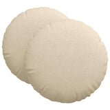 Seat Cushions 2 pcs Cream 80 x 29 cm Fabric 42014238