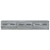 TV Cabinet Grey Sonoma 147 x 34.5 x 27 cm Engineered Wood 895861