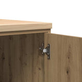 Garage Storage Cabinet Artisan Oak 60x51x85 cm Solid Wood Pine 860579