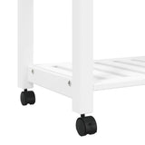 Kitchen Trolley MONZA 60x40x88.5 cm Solid Wood Pine 376093