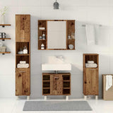 4 Piece Bathroom Furniture Set Old Wood Engineered Wood 3328557