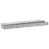 Bed Drawers Concrete Grey 200 x 36.5 x 16.5 cm Engineered Wood 866918