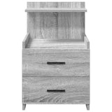 Bedside Cabinets 2 pcs with 2 Drawers Grey Sonoma 40x36.5x62 cm 858643