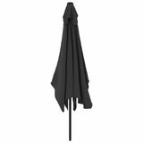 Garden Parasol Anthracite Polyester 300x200 cm Tiltable 44501