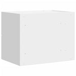 ZNTS Wall-mounted Bedside Cabinet White 45x30x35 cm 848325