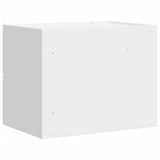 ZNTS Wall-mounted Bedside Cabinet White 45x30x35 cm 848325