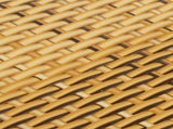 Balcony Screen Light Brown 500x100 cm Poly Rattan 156273