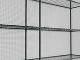 8 x 6ft Walk-In Greenhouse, with Shelves - White T3398P322097