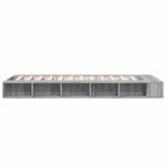 Bed Frame without Mattress Grey Sonoma 90x200 cm 3280522