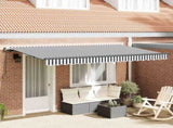 Retractable Awning Anthracite 400 x 200 cm Fabric 3329826