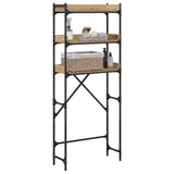 Washing Machine Shelf with Shelf Artisan Oak 67 x 25 x 163 cm 883551