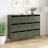 Sideboard Olive Green 135x39x103.5 cm Cold-rolled Steel 3307177
