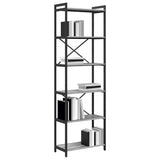 Bookshelf Grey sonoma 60 x 30 x 189.5 cm Engineered Wood 868380