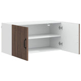 Wall Cabinet LUCCA Brown Oak 80 x 31 x 40 cm Engineered Wood 884941