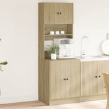 Kitchen Cabinet Sonoma Oak 60x50x180 cm Engineered Wood 3276639