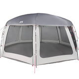 Pool Tent with Removable Fly & Mesh Walls Grey 690x690 cm 4100642