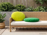 Throw Pillow 6 pcs HEERLEN Green Dia. 50 cm Polyester 929484