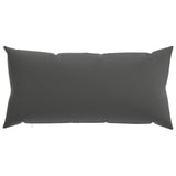 Cushion Cover 12 pcs HEERLEN Anthracite 40 x 80 cm Polyester 910008