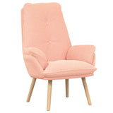 Armchair Pink 69 x 74 x 93 cm Sherpa Fabric 42001846
