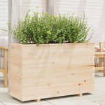 ZNTS Garden Planter 110x40x72 cm Solid Wood Pine 3282639