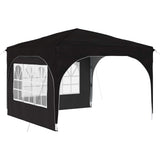 Pop-up Party Tent 290 x 290 x 245 cm Black 42019865