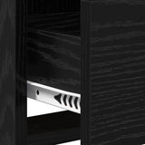 TV Cabinet 71.5 x 33 x 47 cm Black Oak Engineered Wood 8011148