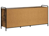 Sideboard Smoked Oak 135 x 33 x 81 cm Engineered Wood 3434079