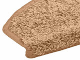 Self-adhesive Stair Mats 15 pcs Beige 80 x 24.5 x 3.5 cm 42038653