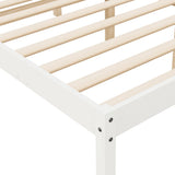 Senior Bed without Mattress White 120x190cm Small Double 810585