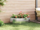 Planter Silver 90 x 45 x 35 cm Stainless Steel 883693