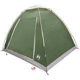 Camping Tent with Roof Green 2-Person Polyester and Steel 42028642
