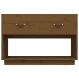 TV Cabinet Honey Brown 90x40x60 cm Solid Wood Pine 821525