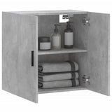Wall Cabinet Concrete Grey 60x31x60 cm Engineered Wood 829984