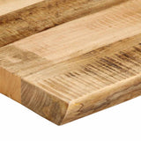 Table Top Live Edge 100x60x3.8 cm Solid Wood Rough Mango 370694