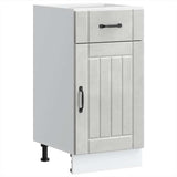 Kitchen Base Cabinet Lucca Concrete Grey Engineered Wood 853711