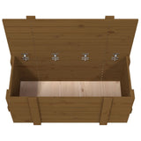 Storage Box Honey Brown 91x40.5x42 cm Solid Wood Pine 825001