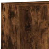 4 Piece TV Wall Units Smoked Oak Engineered Wood 3216536