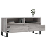 TV Cabinet Grey Sonoma 100x34.5x44.5 cm Engineered Wood 831250