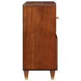 Sideboard Brown 80 x 33.5 x 75 cm Solid Mango Wood 4018907