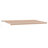 Retractable Awning Multicolour 600 x 350 cm 3331725
